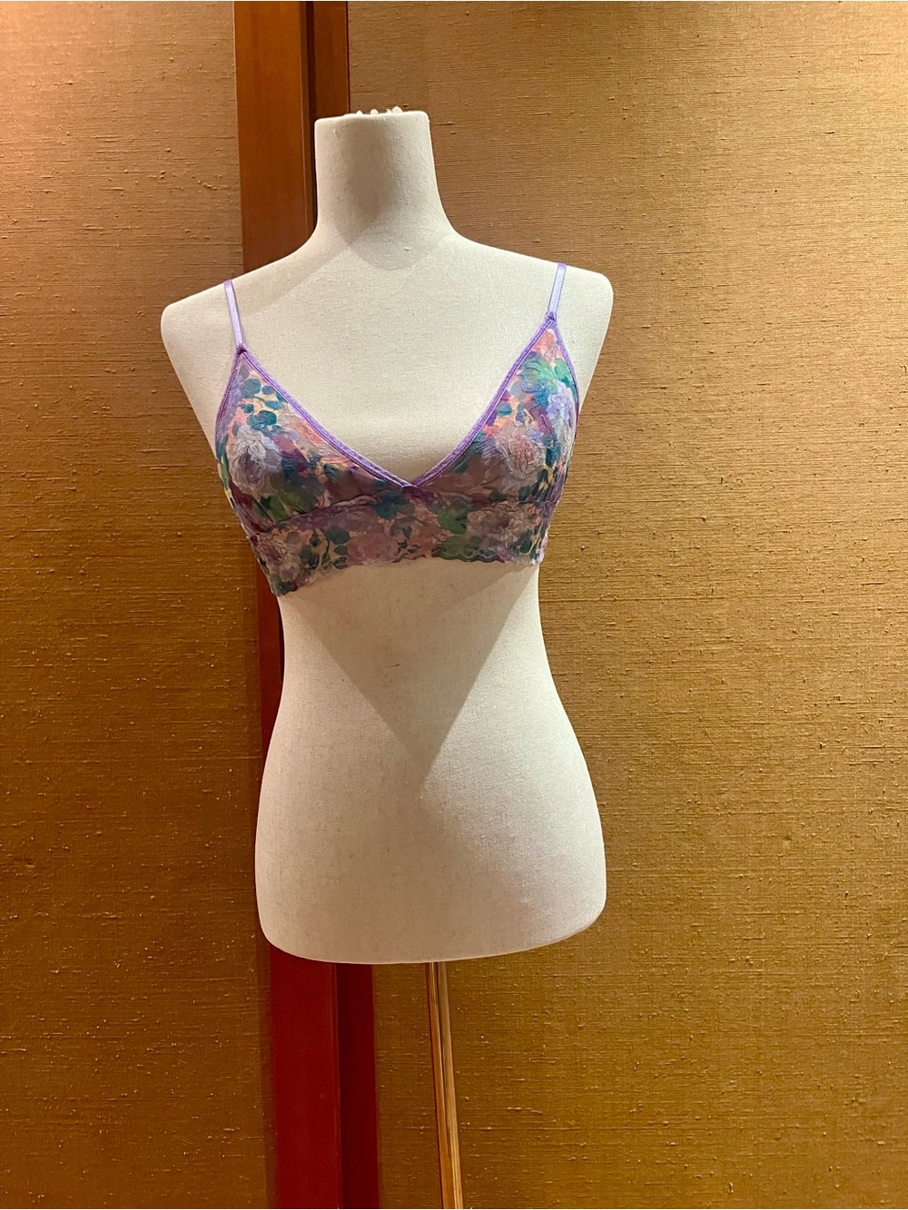 Hanky Panky Lavender Floral Lace Bralette